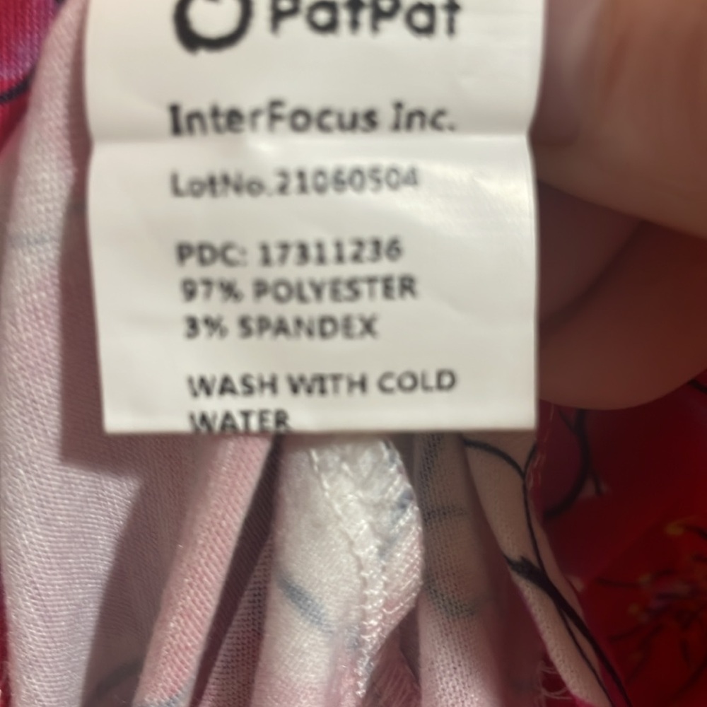 Maternity Nursing Pink Floral Faux Wrap Dress Size - Picture 10 of 11
